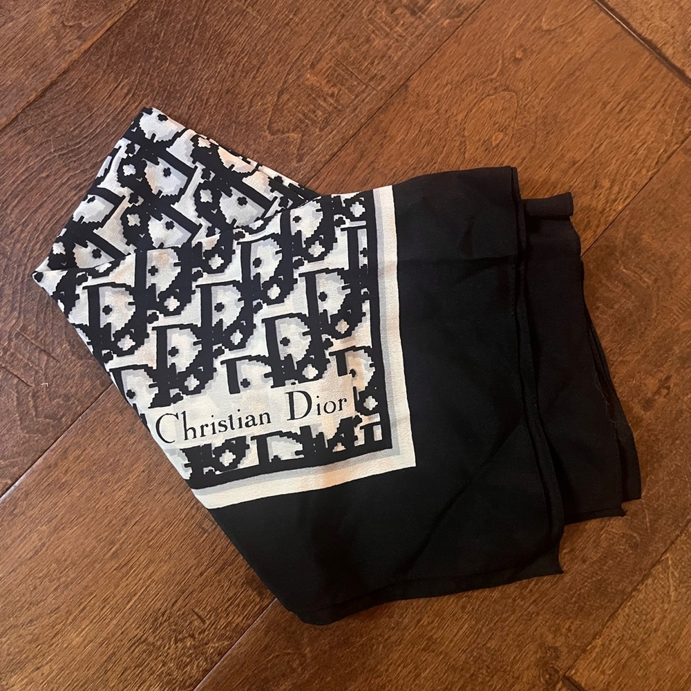 Dior Vintage Silk Scarf